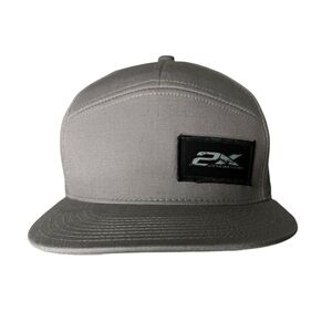 2X Promotions Snapback Hat Grey Monster Energy Motocross Racing